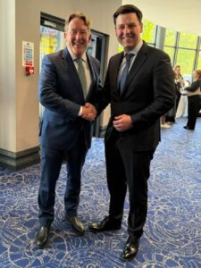 Minister O Brien with Deputy Clendennen